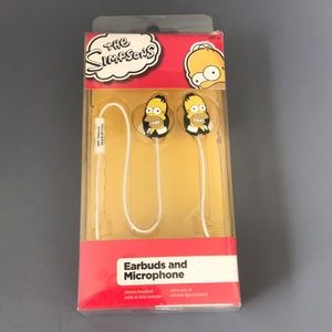 NEW Simpsons Homer Earphones